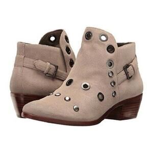 LKNW Sam Edelman Women's Pedra,Putty Suede Ankle Boots 8.5